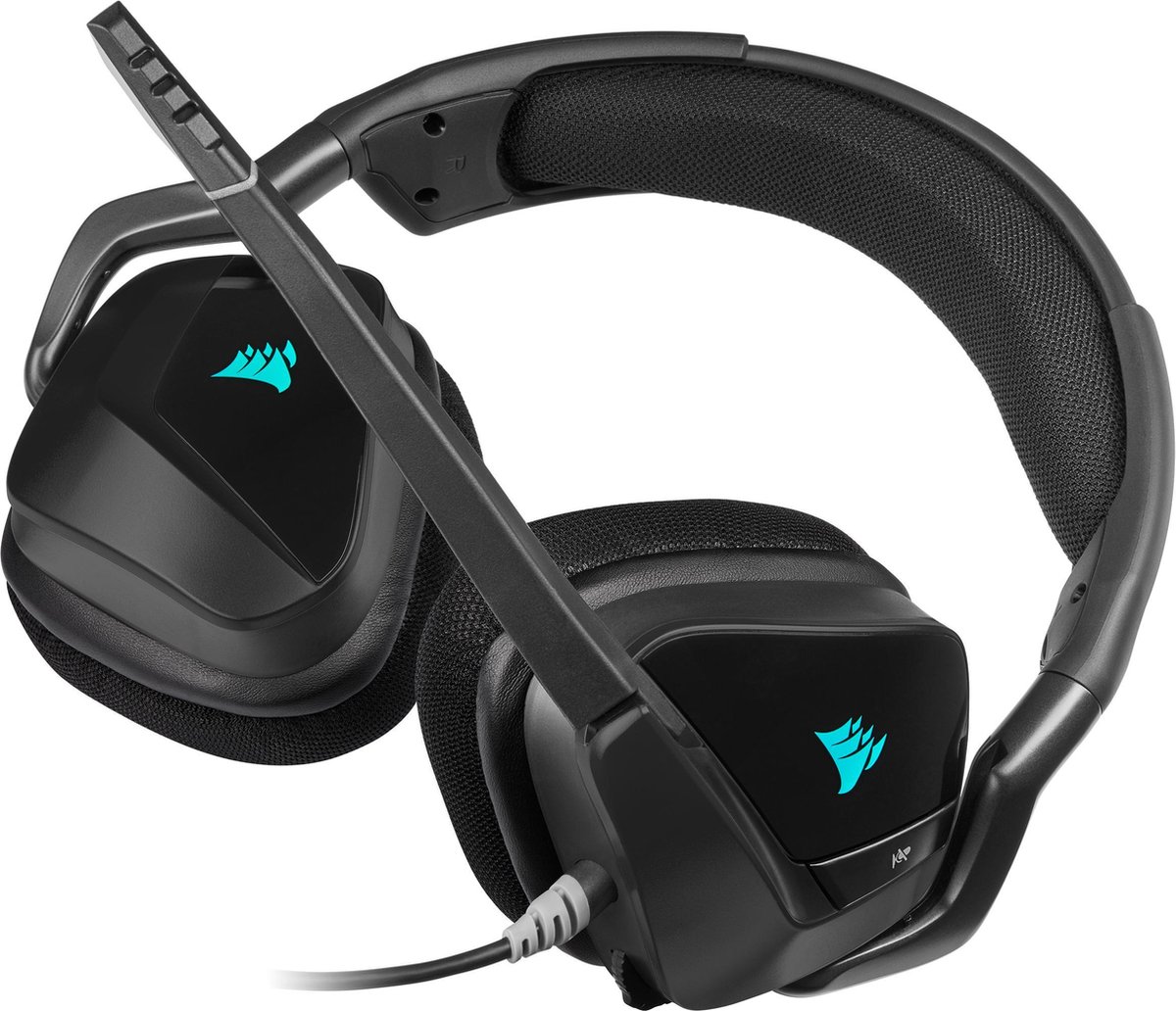 DGMoutletl-nl-Corsair-Void-RGB-Elite-Premium-7-1-Virtual-Surround-Sound-USB-Gaming-Headset-Zwart-PC-aanbieding-korting-sale-2 Corsair Void RGB Elite Premium 7.1 Virtual Surround Sound - USB Gaming Headset - Zwart - PC