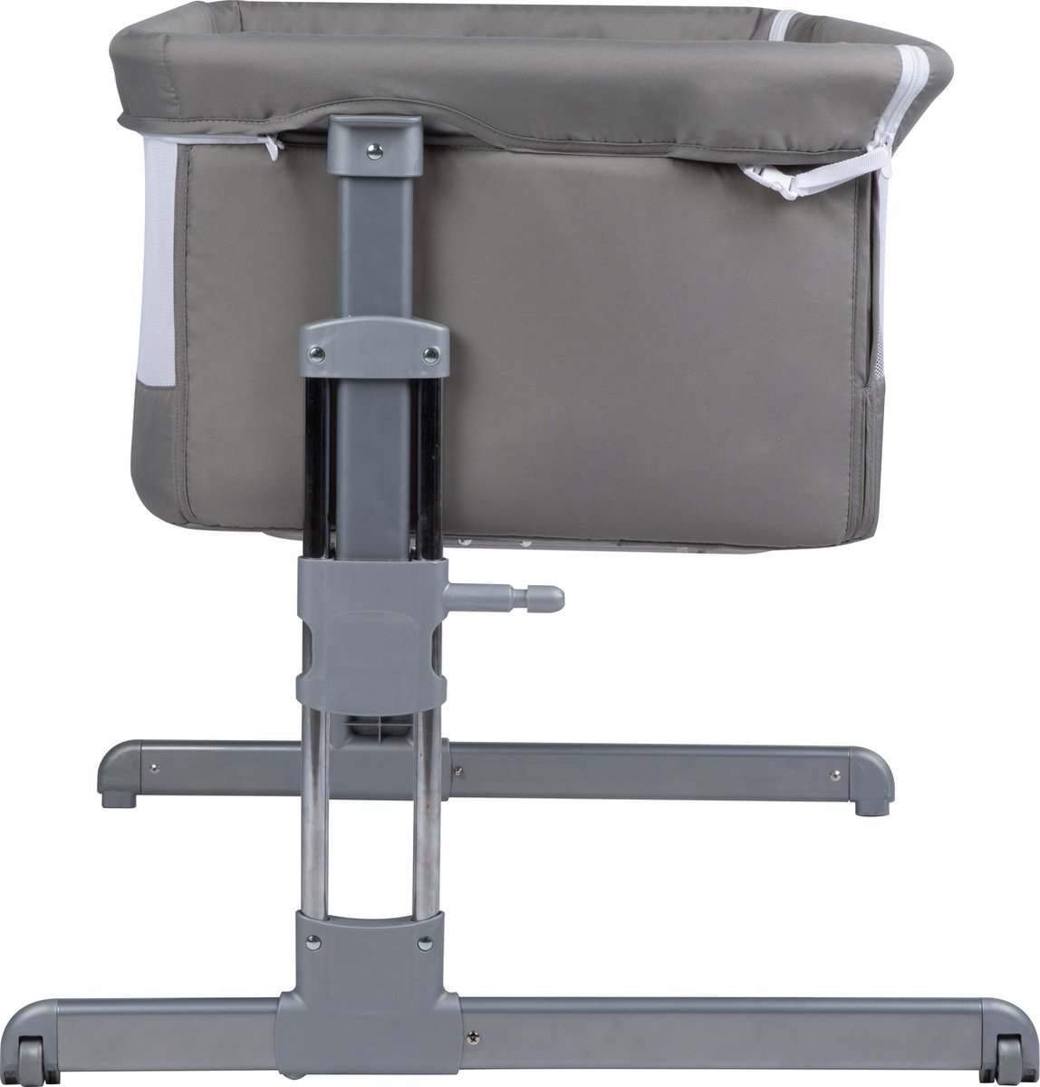 Bebeconfort Calidoo Co-Sleeper - Warm Grey - 2-in-1 babybedje - Hoogte verstelbaar