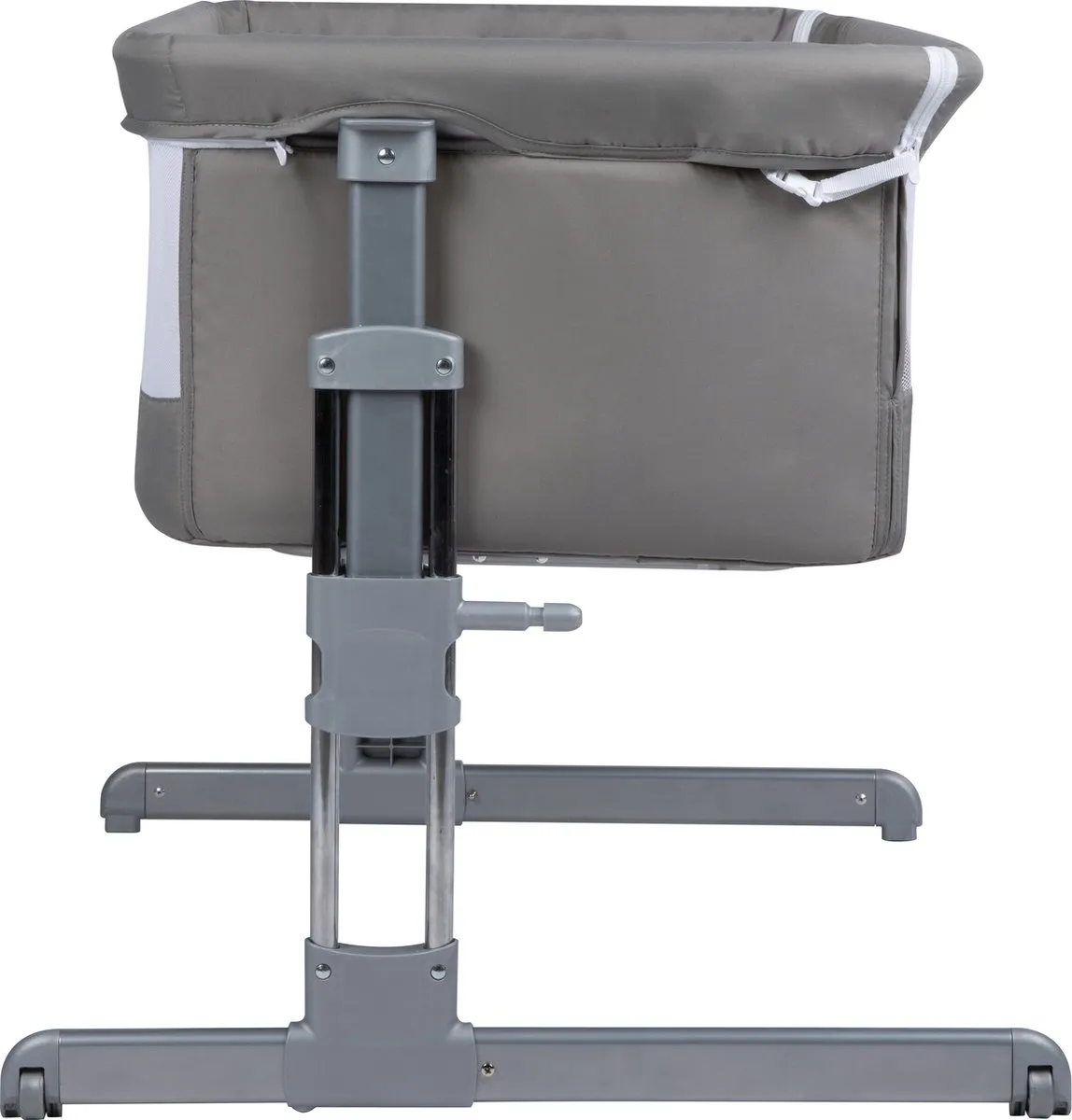 Bebeconfort Calidoo Co-Sleeper - Warm Grey - 2-in-1 babybedje - Hoogte verstelbaar
