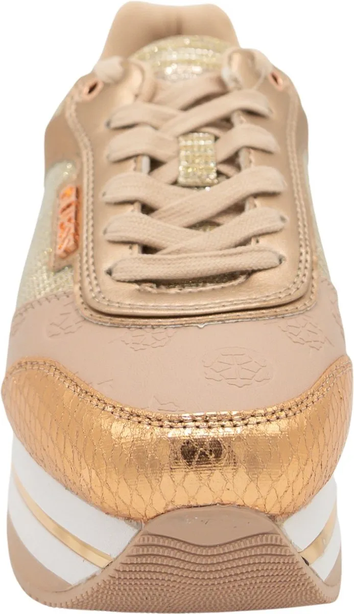 Guess Hansin active lady dames sneaker - 37 - Roze