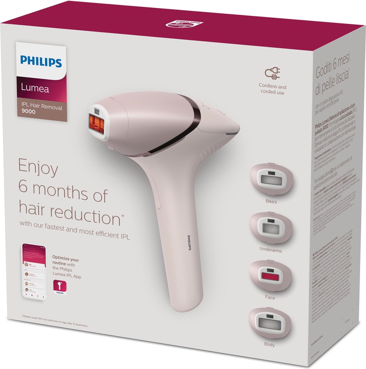 Philips Lumea 9000 Series BRI957/00 - IPL lichtontharing