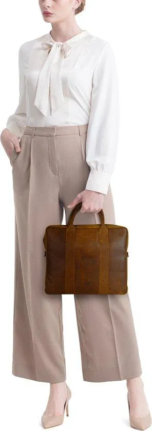 DSTRCT Limited Laptoptas - 14 inch - Cognac