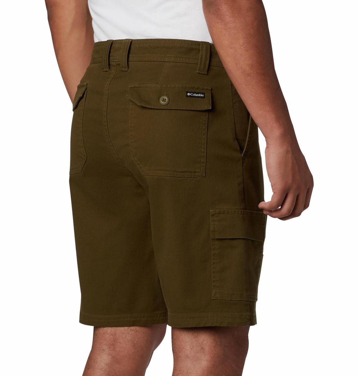 Columbia - Maat 46 - Ultimate Roc Flex Cargo Short Outdoorbroek Heren - New Olive