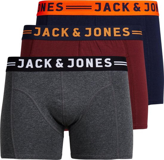 JACK&JONES - maat S- ADDITIONALS JACLICHFIELD TRUNKS 3 PACK NOOS Heren Onderbroek-Copy