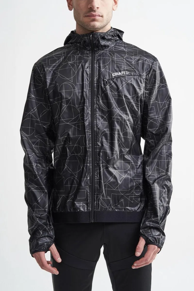 Craft Sportjas - Maat M - Mannen - zwart/wit