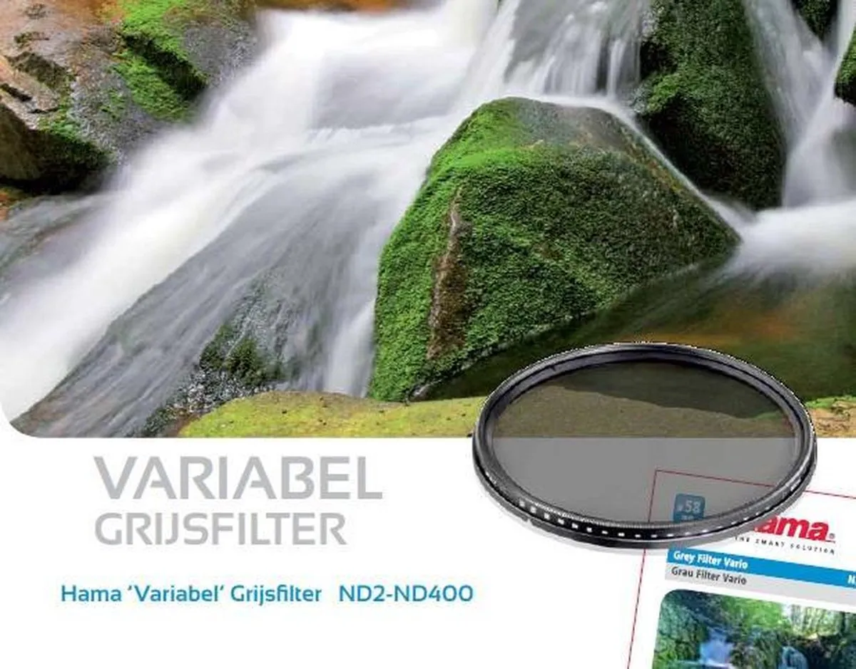 Hama Grijsfilter - Vario ND2-400 - 55mm