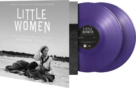 vinyl, purple vinyl, Little Women soundtrack, record sleeve, gatefold sleeve