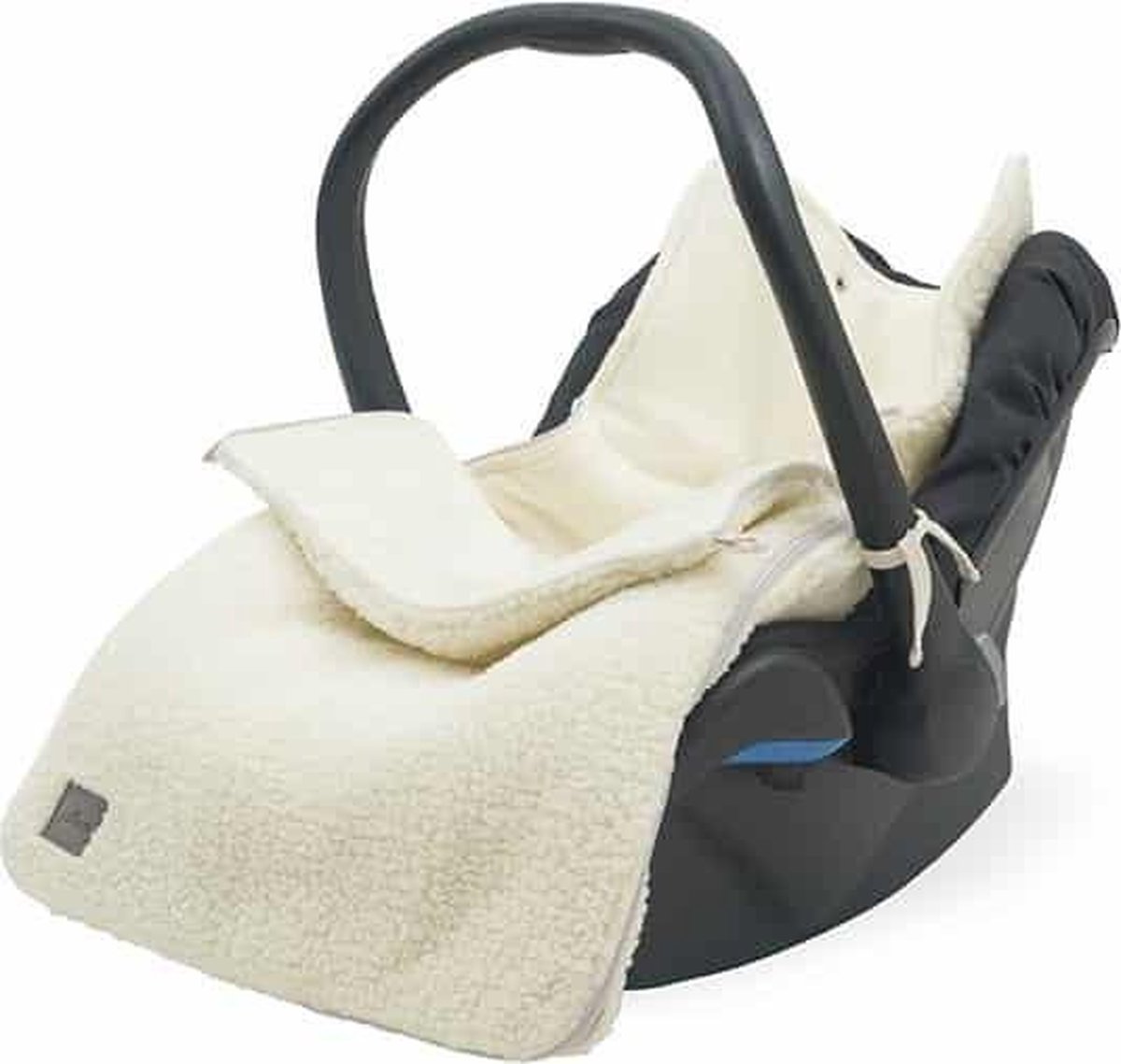 Jollein Voetenzak Teddy groep 0+ 3/5 punts cream white