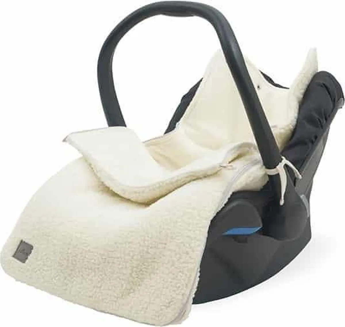 Jollein Voetenzak Teddy groep 0+ 3/5 punts cream white