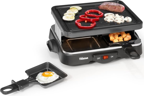 Tristar Raclette RA-2949 - Gourmetset Raclette 4 personen