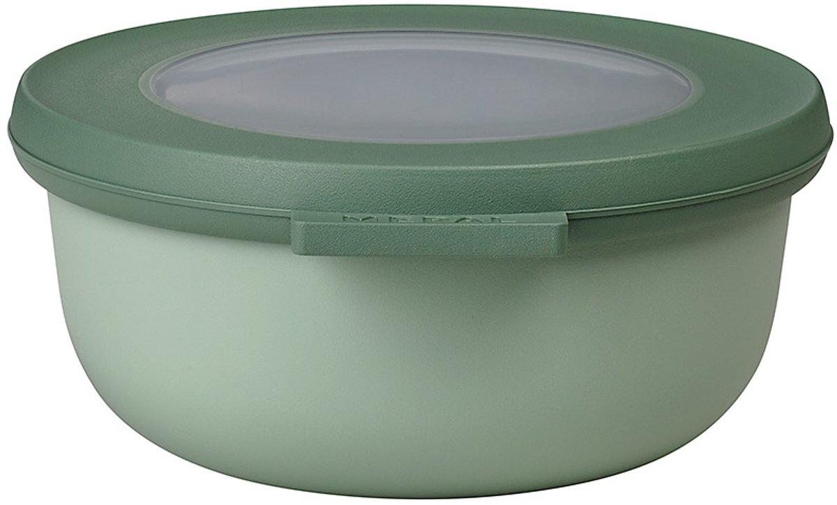 voedselfles, lunchbox, plasticed, groen, deksel inbegrepen