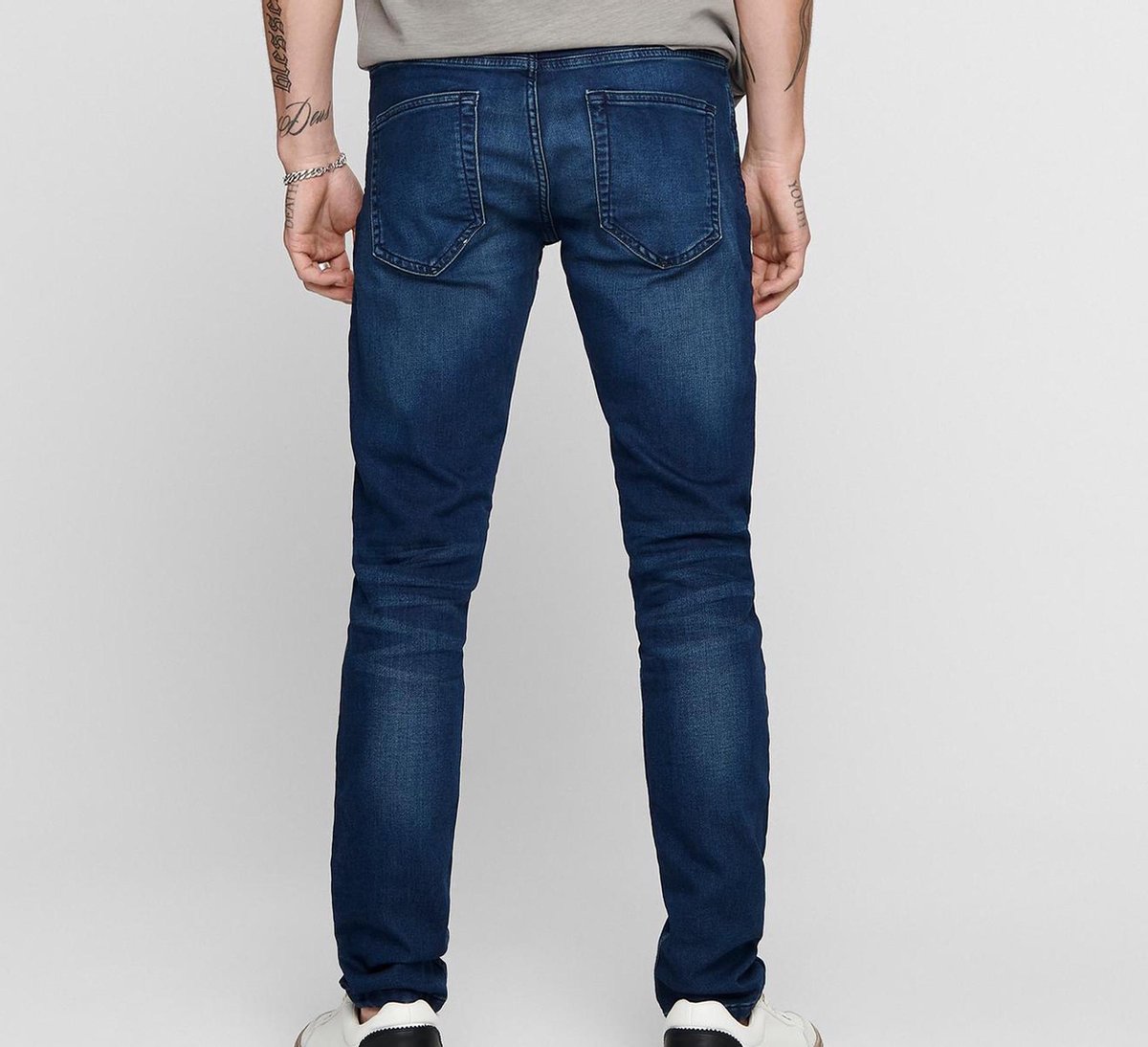 ONLY & SONS - 32/32  - ONSLOOM JOG LIFE DK BLUE PK 0431 NOOS  - Heren Jeans