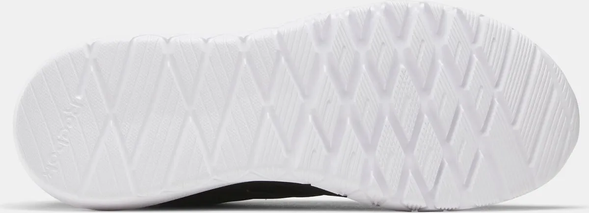 sneaker, slip-on, foam sole, white, patterned tread