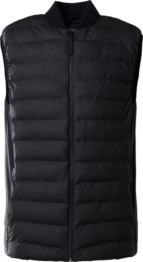 Rains Trekker Vest 1520 Regenjas Unisex - Zwart - Maat XS