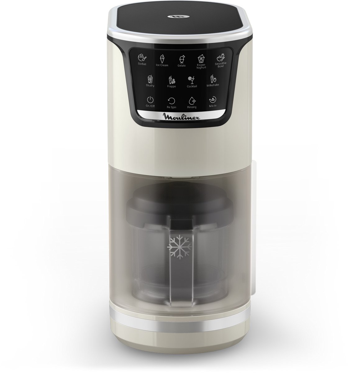Moulinex Dolci MJ602AF0 – Ijsmachine - 10-in-1 – 1-Step Perfector – Automatisch spoelprogramma - Inclusief 3 Tritan kommen