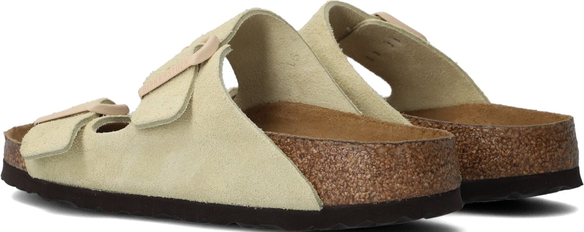 Birkenstock- maat 38 - Arizona Dames Slippers - Almond