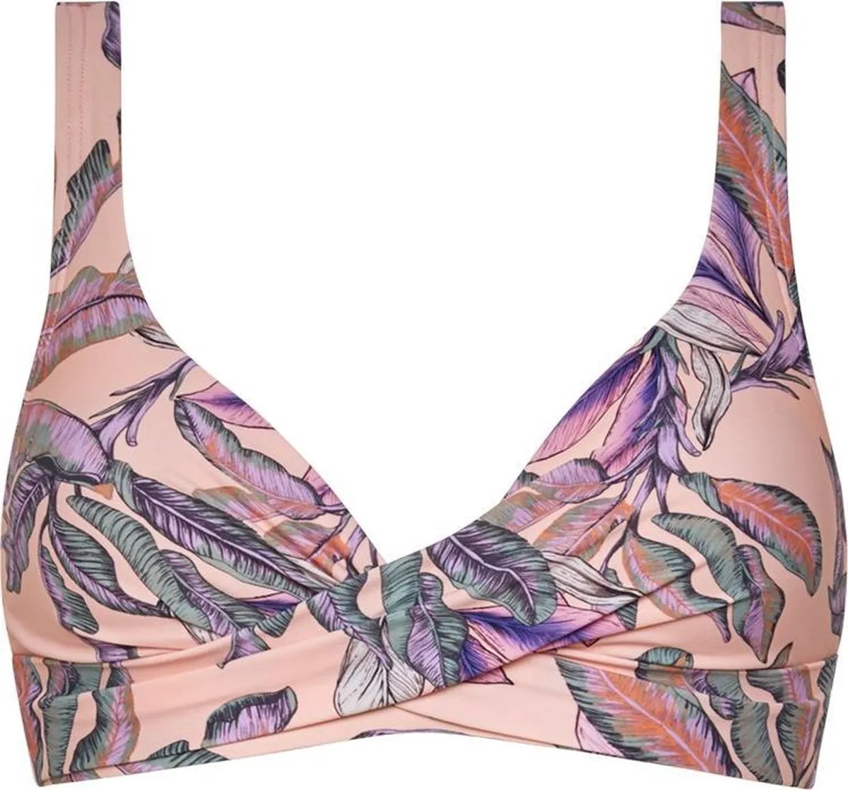 Beachlife - Maat 42F - Tropical Blush Halter bikinitop met beugel Dames