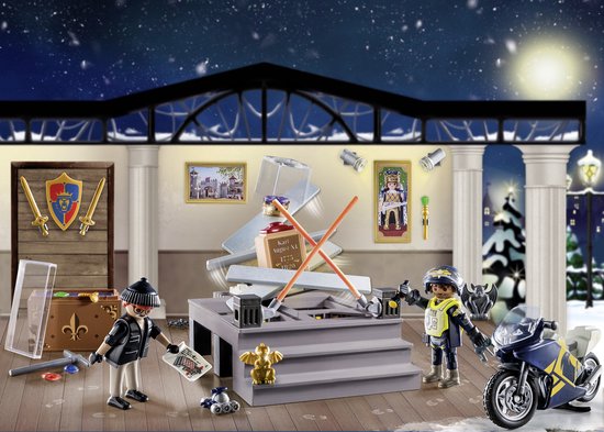 PLAYMOBIL Adventskalender Politie museumdiefstal - 71347