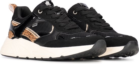 Posh by Poelman CARO Dames Sneaker - Zwart met combinatie - maat 38