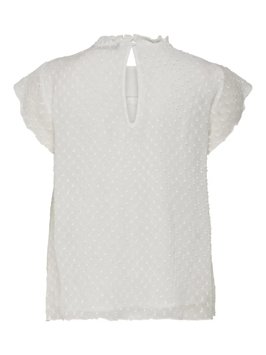 ONLY - Maat XL (42) - ONLFLORA CAPSL TOP WVN  Dames T-Shirt