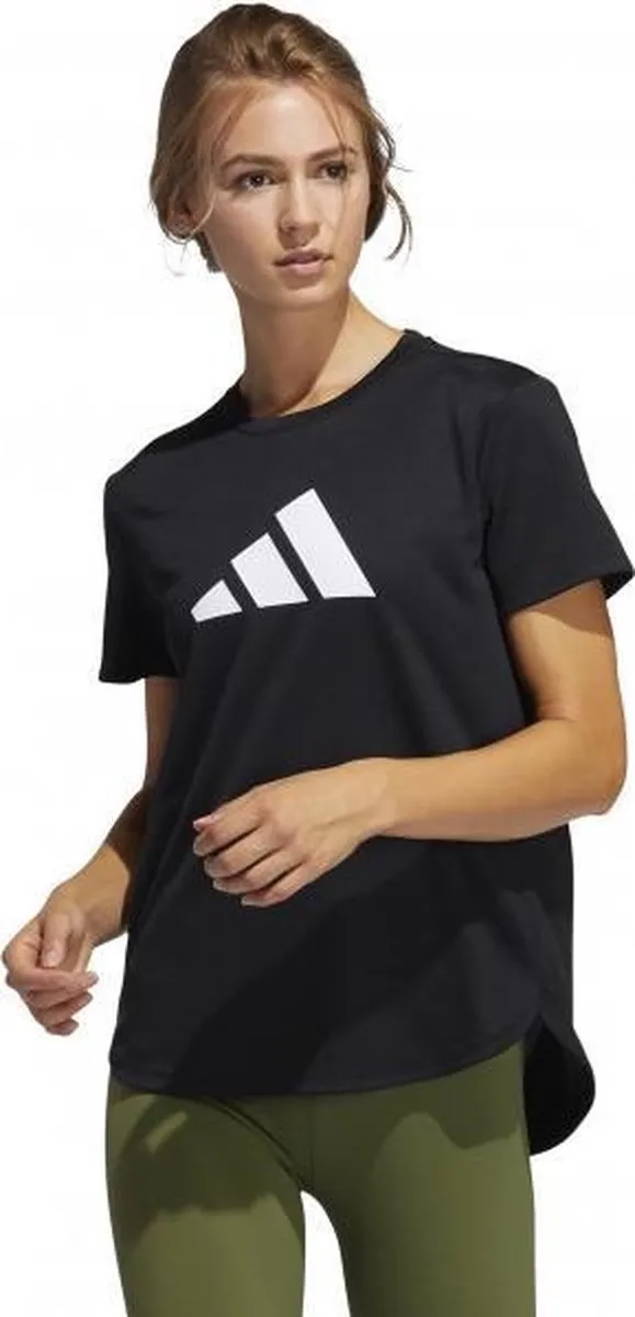 adidas - Maat XS - 3 Bar Logo Sportshirt Dames