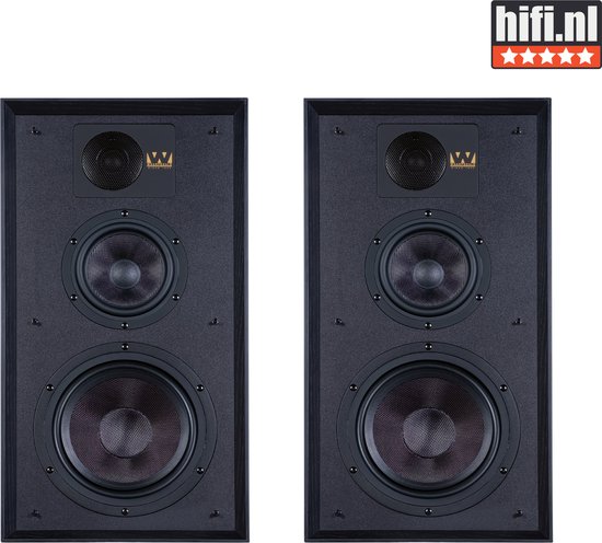 DGMoutlet-nl-Wharfedale-Linton-Speakers-Hifi-Stereo-Set-Luidspreker-Boxen-3-weg-Luidspreker-Set-van-2-Zwart-aanbeiding-korting-sale Elektronica, spreker