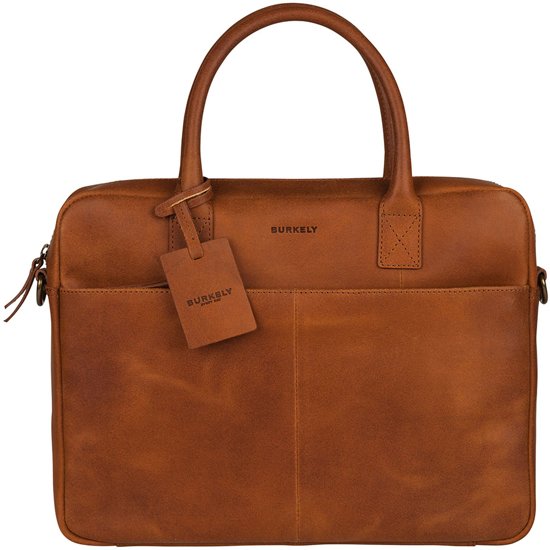 BURKELY Vintage Jack Aktetas - 13,3 inch Laptoptas - Cognac