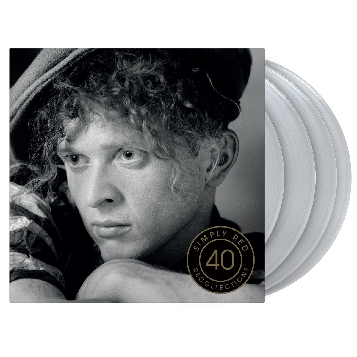 plaat, vinyl, plaathoes, zwart-wit, 40-collectie