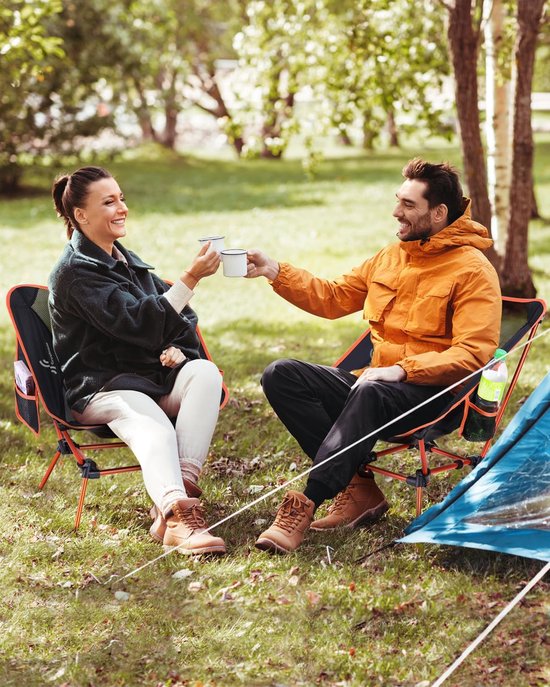 Campingstoel, lichtgewicht draagbare opvouwbare backpackstoel