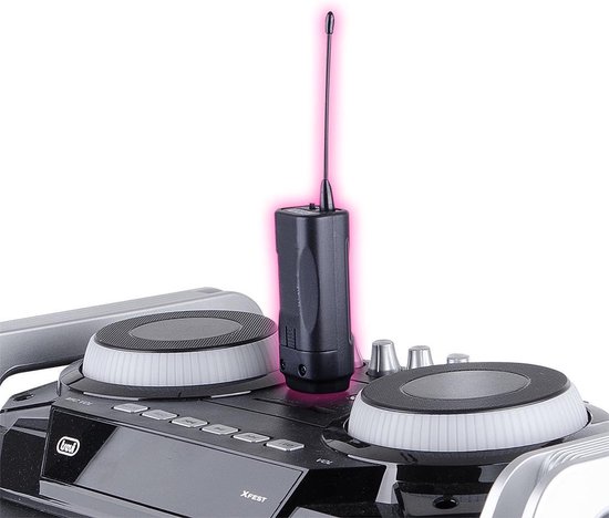 Trevi EM408R - Set van draadloze microfoon met headset - 6.3mm jack universele aansluiting