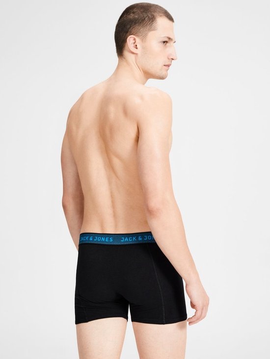 JACK&JONES - Maat M - ADDITIONALS JACWAISTBAND TRUNKS 3 PACK NOOS Heren Onderbroek