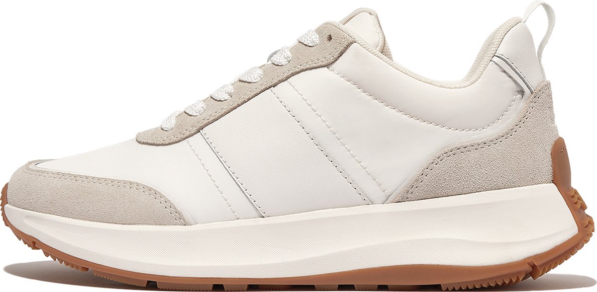 sneaker, herenschoen, witte schoen, suède details, dichte zool?
