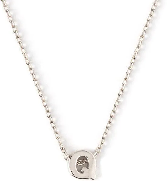 Orelia letter ketting Q zilverkleurig