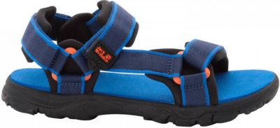 sandalen, sportsandalen, open sandal, blauw, synthetisch