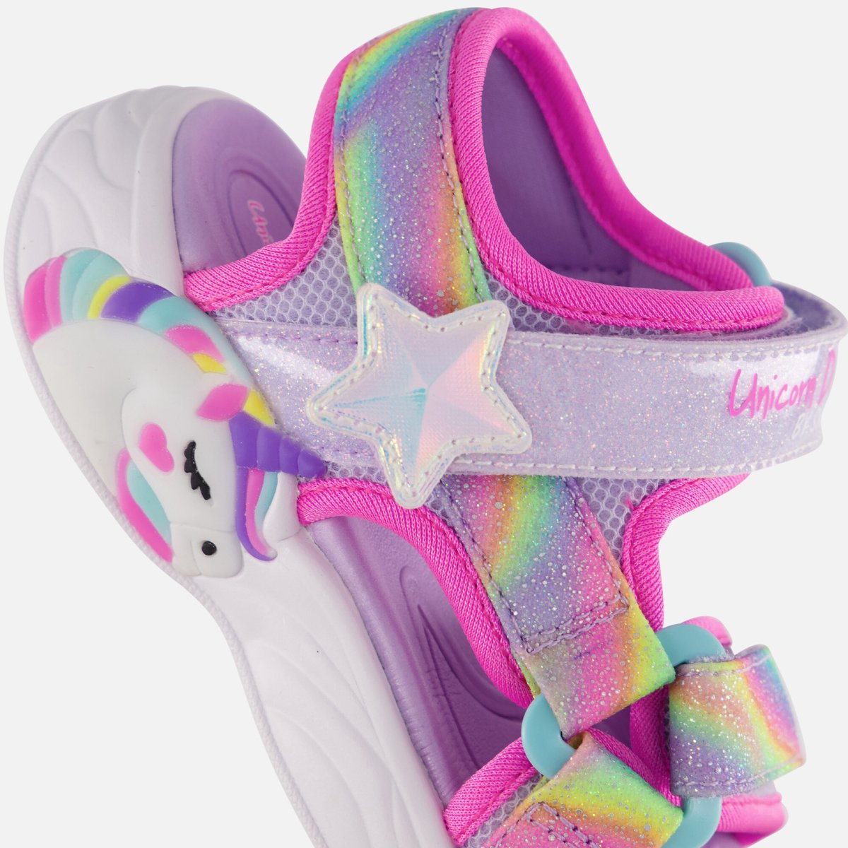 Skechers - maat 23 - Unicorn Dreams Zandal- Dreamy - Meisjes Sandalen - Paars