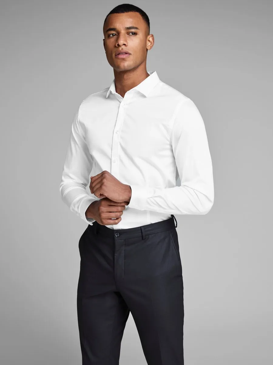 JACK&JONES - maat S- JJPRPARMA SHIRT LS NOOS Heren Overhemd