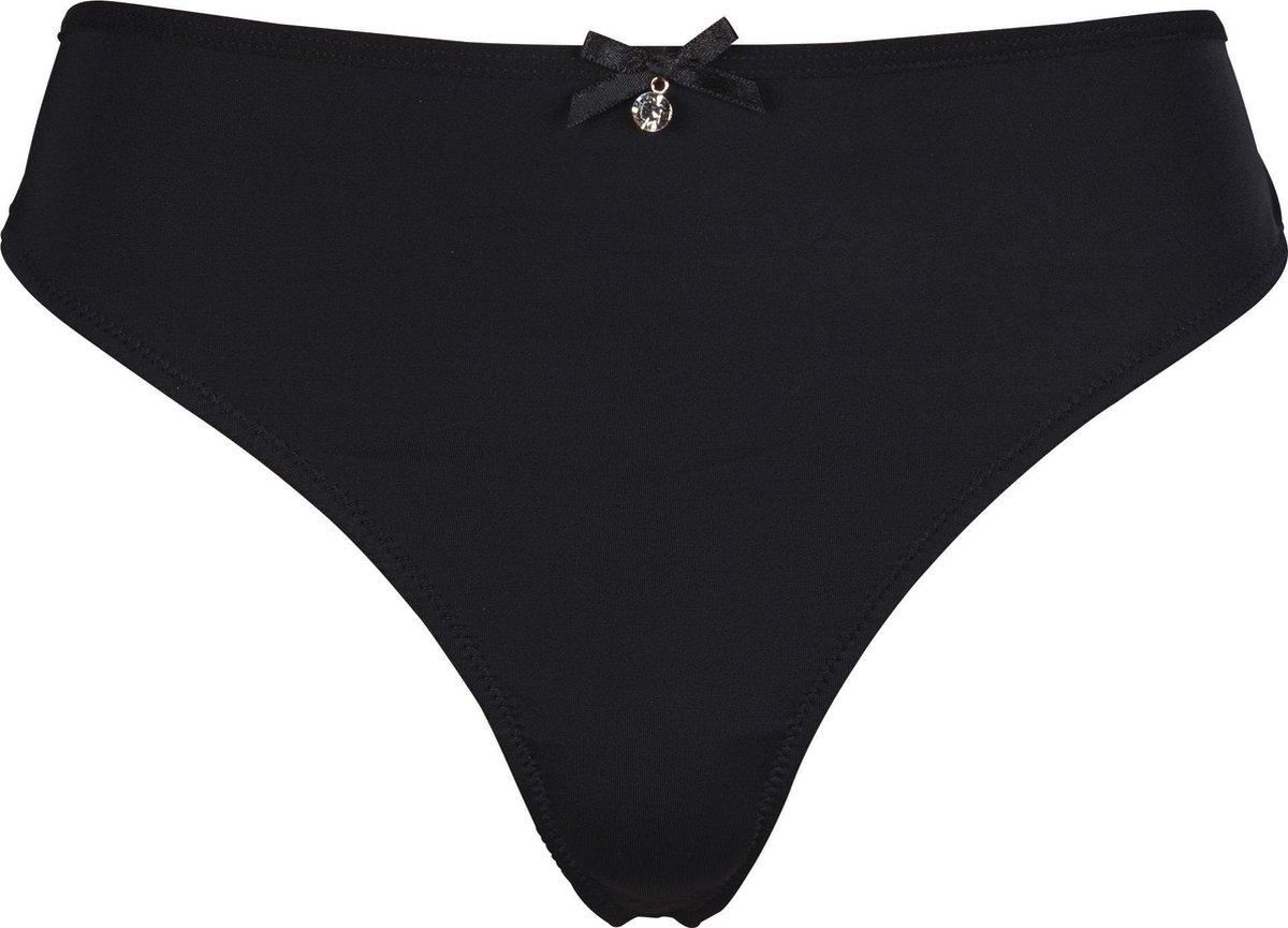 ondergoed, slip, zwart, kledingitem, kleding