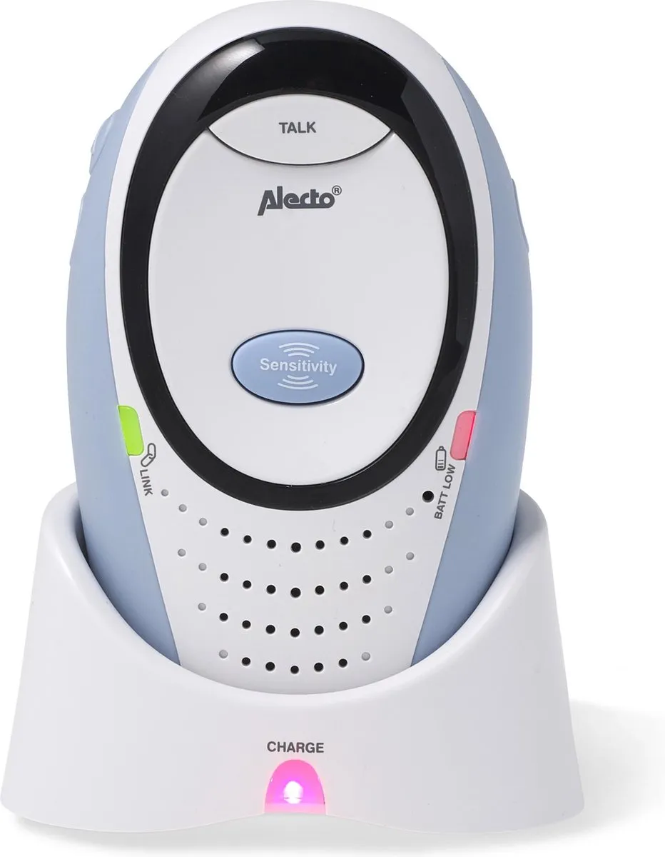 Alecto DBX-85 ECO - Full Eco DECT babyfoon - Wit/Blauw