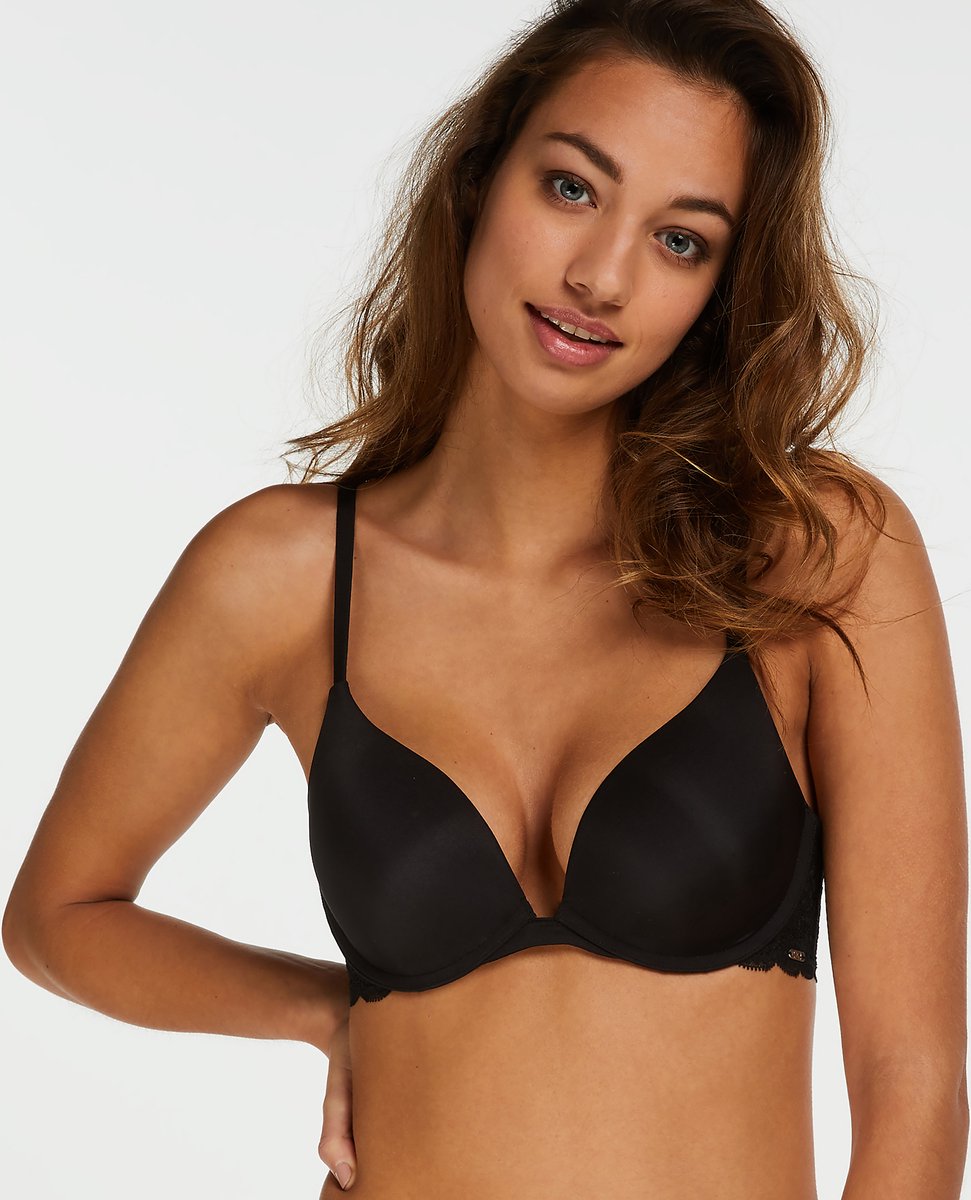 Hunkemöller - Maat B80 - Voorgevormde push-up beugel bh Angie