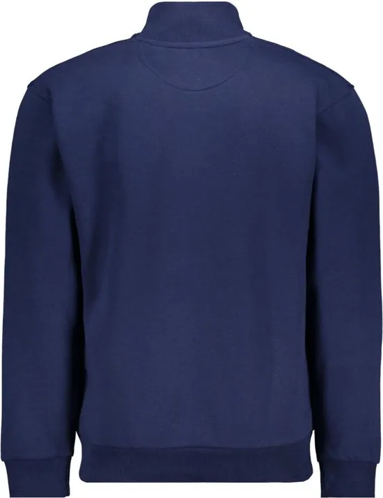 Jack & Jones - Maat M - Vest Jprbluwills Sweat Zip High Neck Pegaent Blue Mannen