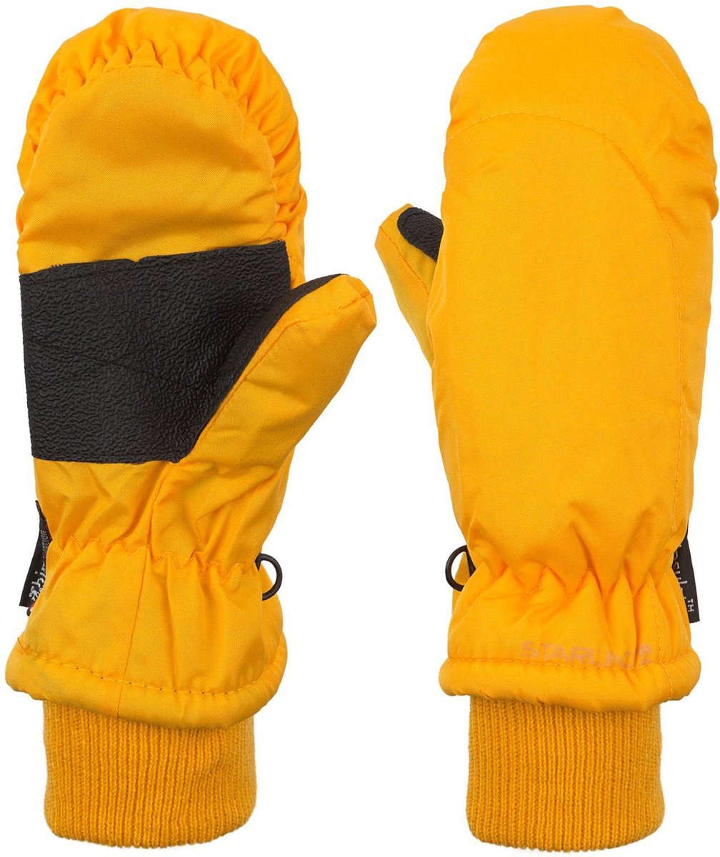  handschoenen,  winter,  mitella,  oranje,  faux-lederen band