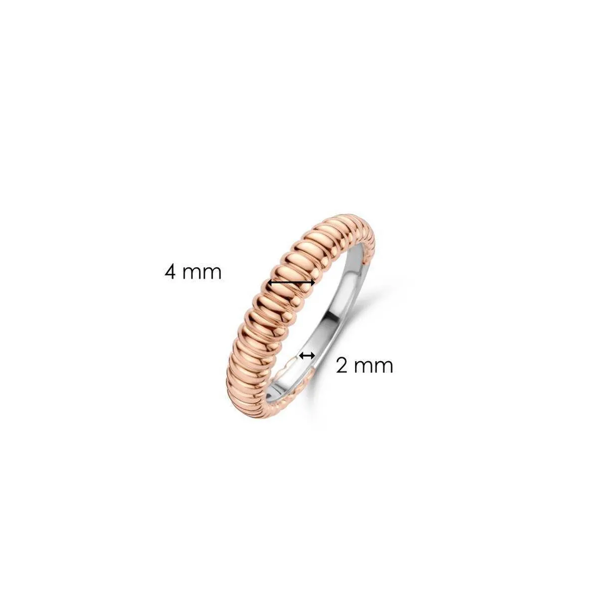 TI SENTO - Milano Ring 12218SR - maat 16.50