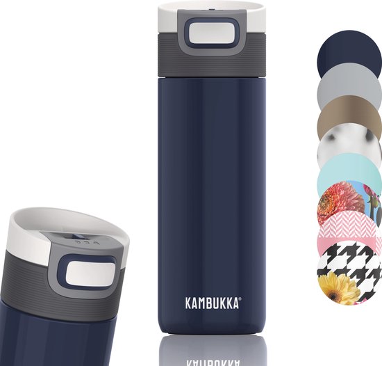 Kambukka Etna Thermosbeker 500 ml - Koffiebeker To Go - makkelijk reinigen - lekvrije Koffiebeker -
