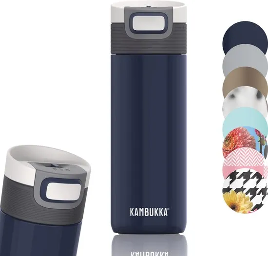 Kambukka Etna Thermosbeker 500 ml - Koffiebeker To Go - makkelijk reinigen - lekvrije Koffiebeker -
