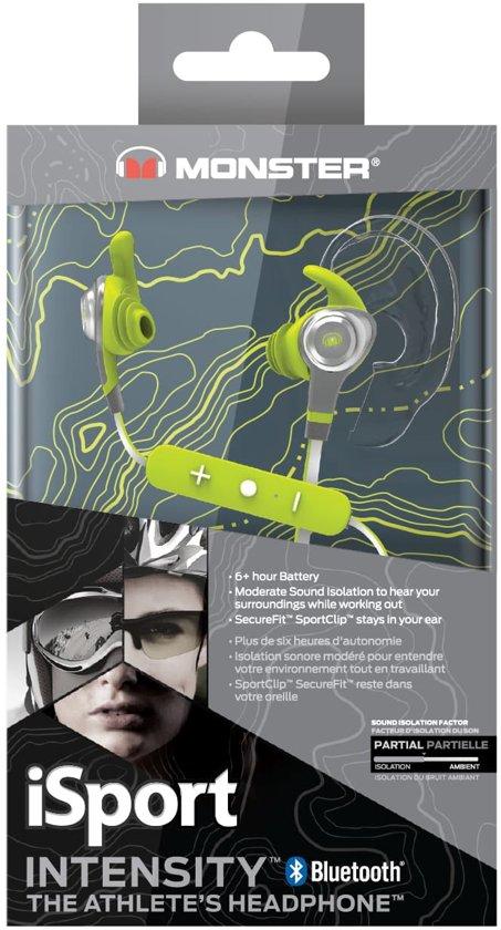 Monster iSport Intensity Bluetooth In-Ear - Blauw