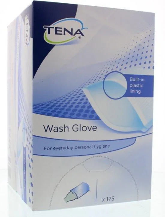 Koopjeshoek - Wash Glove With Plastic Lining
