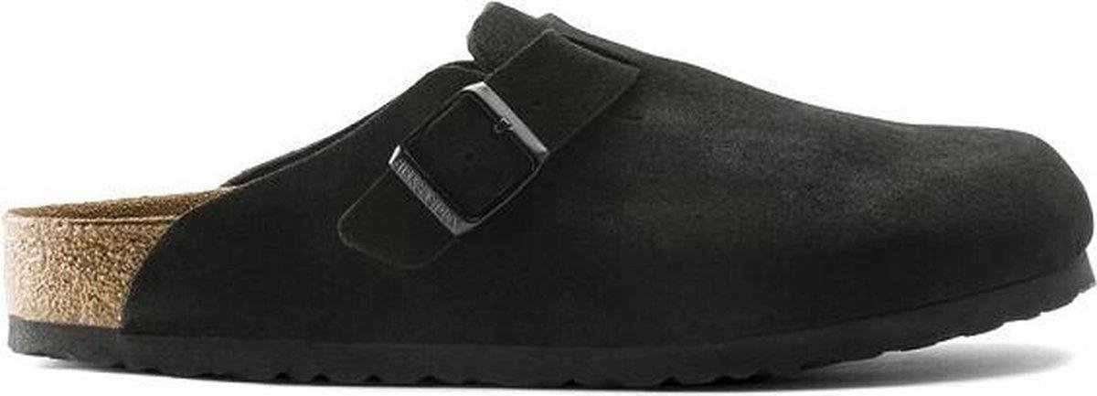 Birkenstock Boston VL SFB Narrow Dames Clogs - Black - Maat 36