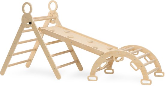 Met Klimboog met - Houten