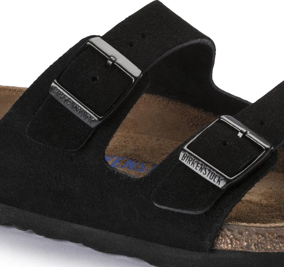 Birkenstock - maat 36- Arizona SFB VL Black Narrow Dames Slippers Black