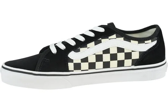 Vans Filmore Decon - 40 - Checkerboard Heren Sneakers - Black/Whte